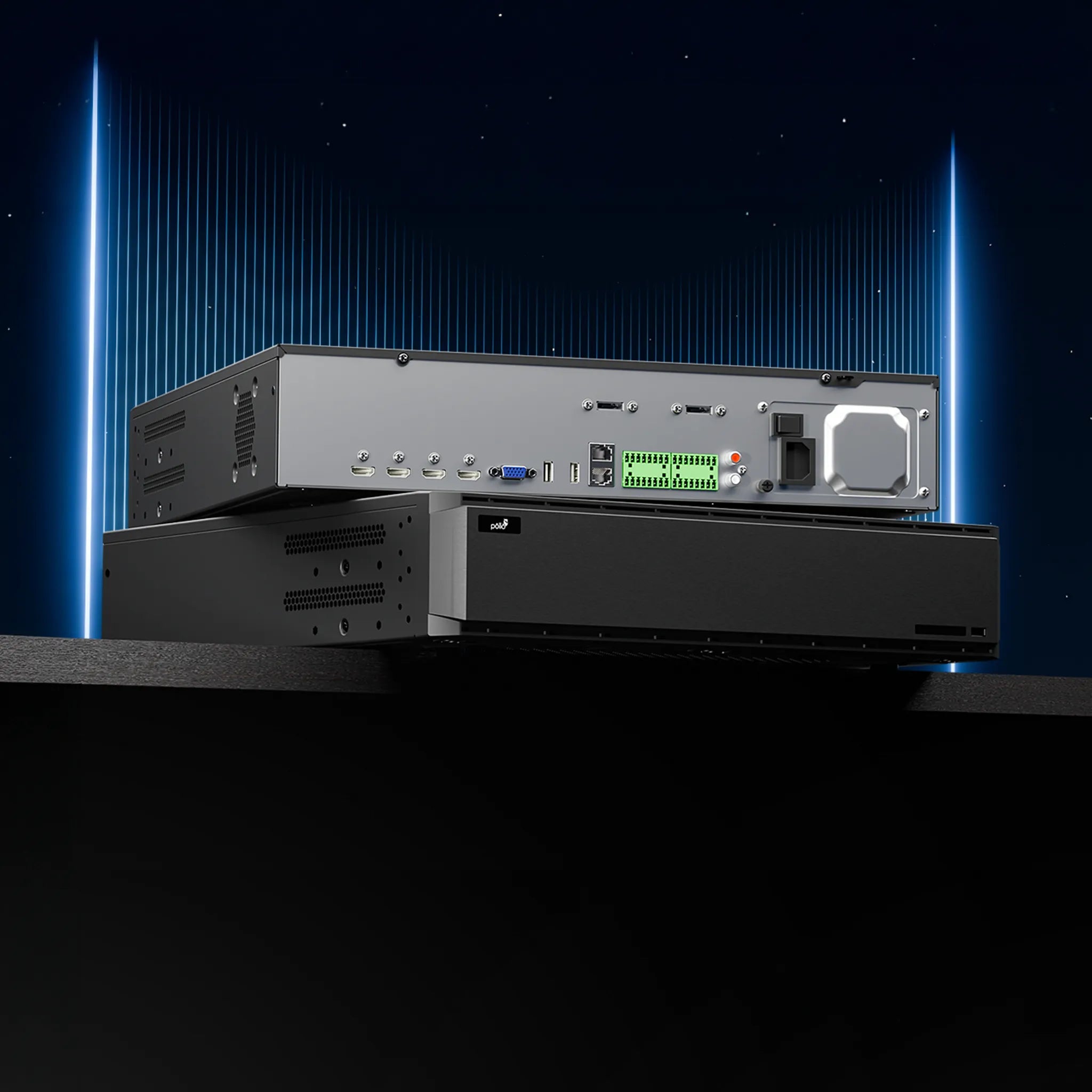 16 Megapixel 64 Channel 8K NVR with 8 HDD Slots