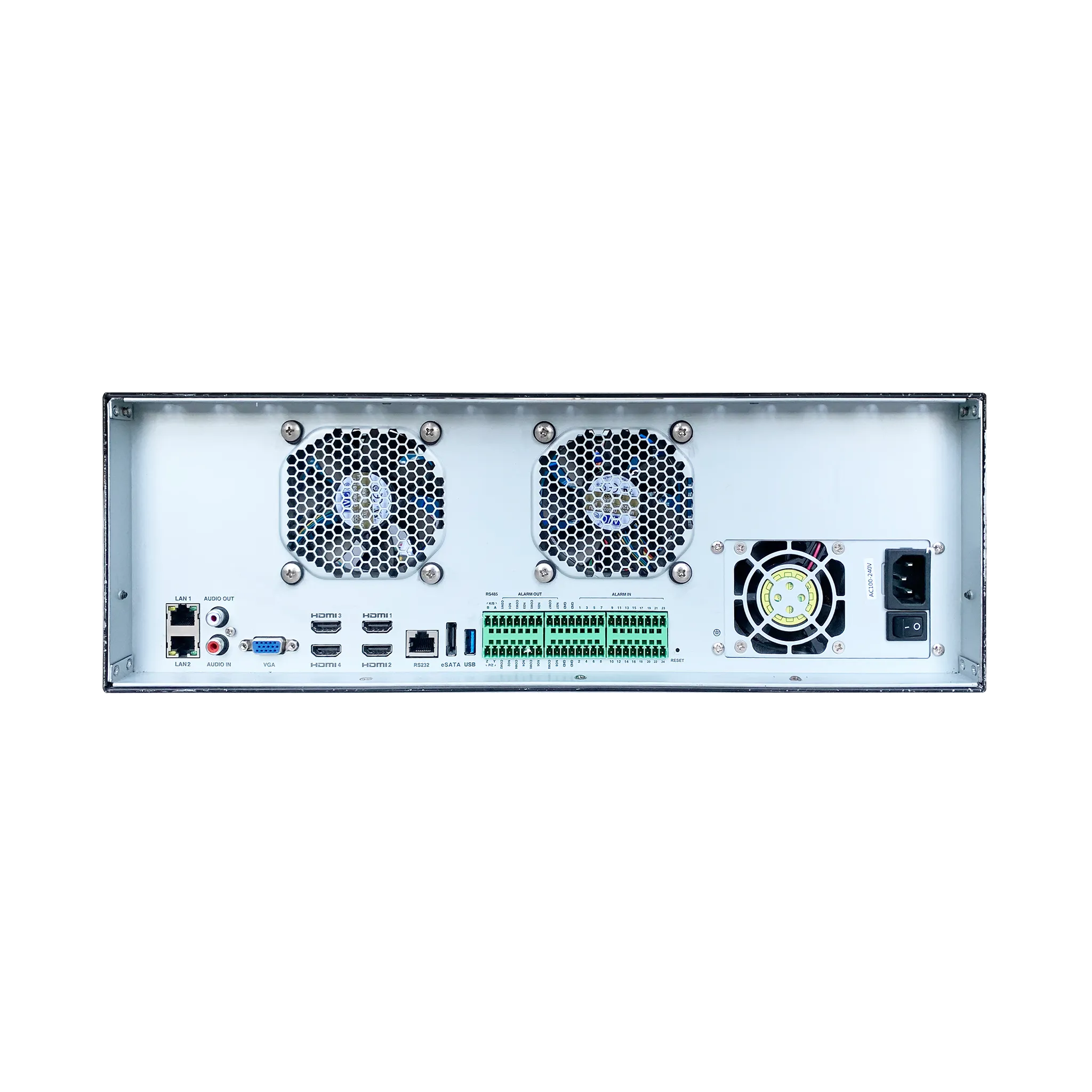 16 Megapixel 128 Channel 8K NVR with 16 HDD Slots